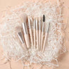 8 Piece Professional Makeup Brush Eye Shadow Foundation Blush Eyelash Beauty Concealer Brush Mini Travel Portable Makeup Kit