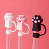 1/3Pcs Straw Toppers Straw Cover Cap Kitchen Beverage Cleaning Accessories Cartoon Bottle Stopper in Glass Cup Drinkware Dining