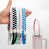 Silicone Water Bottle Handle Sling Holder with Strap Fits Most 8-40Oz Bottles Compatible for Stanley Cup Accessories