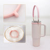 Silicone Water Bottle Handle Sling Holder with Strap Fits Most 8-40Oz Bottles Compatible for Stanley Cup Accessories